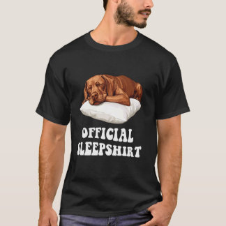 T-shirt Chemise de nuit officielle pour amoureux de Vizsla