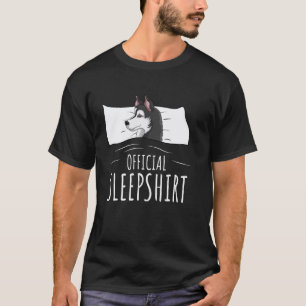 T-shirt Chemise de nuit officielle pour chien husky