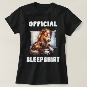 T-shirt Chemise de nuit Pyjama Cheval Officiel