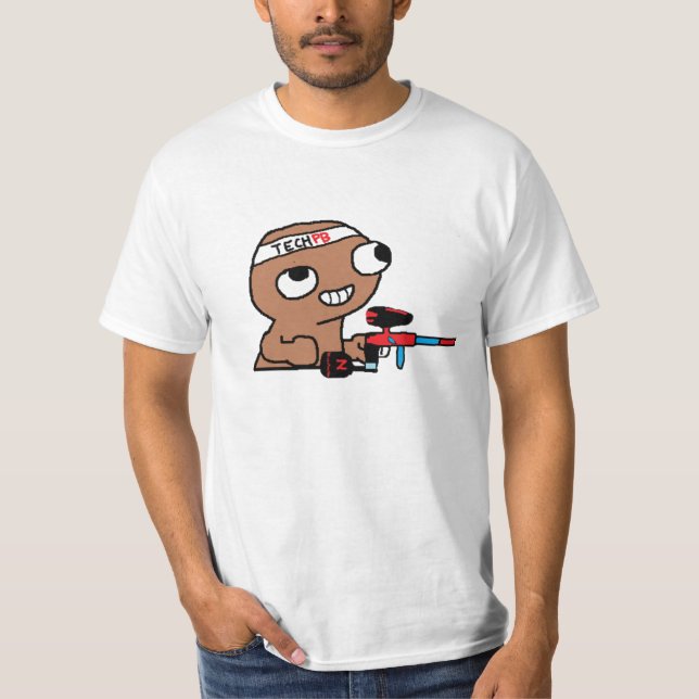 T-shirt Chemise de Paintball de TECHPB (Devant)