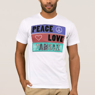T-shirt Chemise de paix, d'amour et d'embrouillement