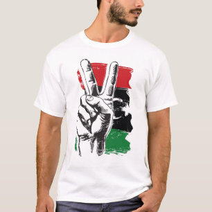 T-shirt Chemise de paix de la Libye