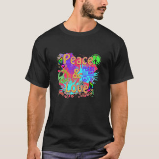 T-shirt Chemise de paix et d'amour