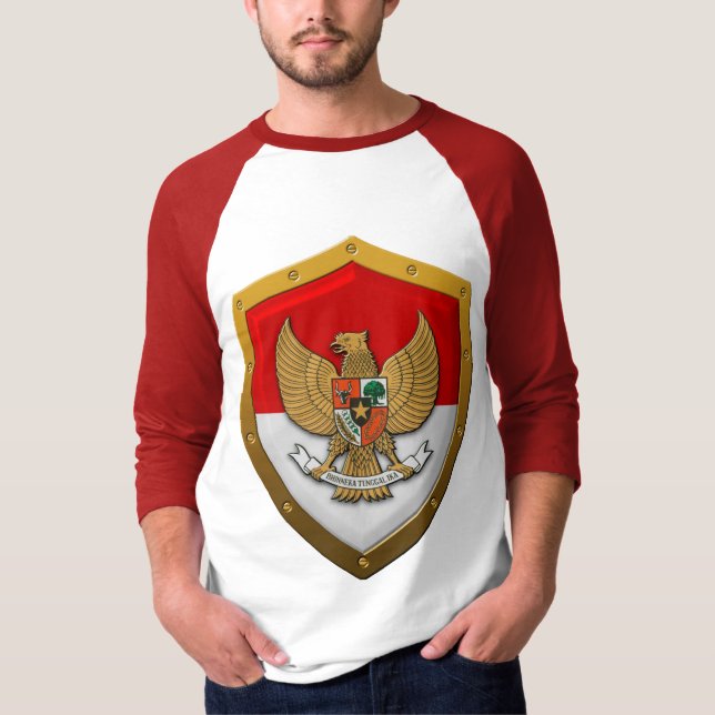 T-shirt chemise de pancasila de garuda (Devant)