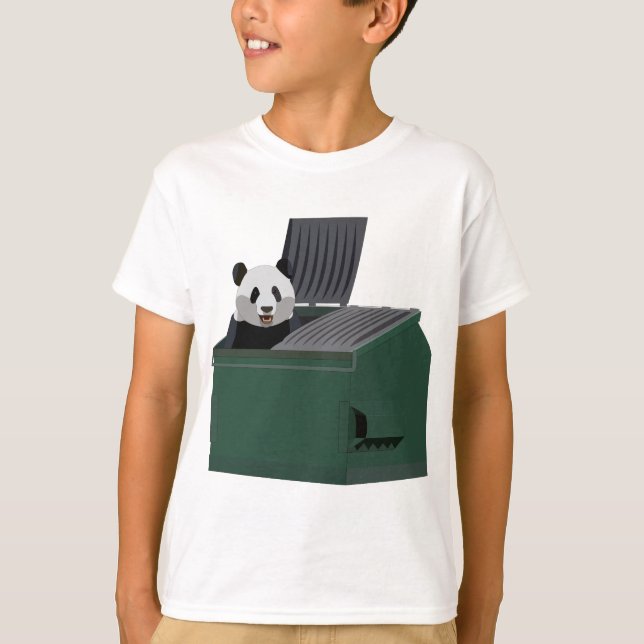 T-shirt Chemise de Panda Drôle (Devant)