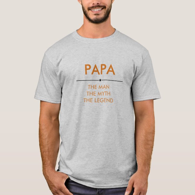 T-shirt Chemise de PAPA (Devant)