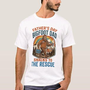 T-shirt Chemise de Papa Bigfoot Fête des Pères Élever des