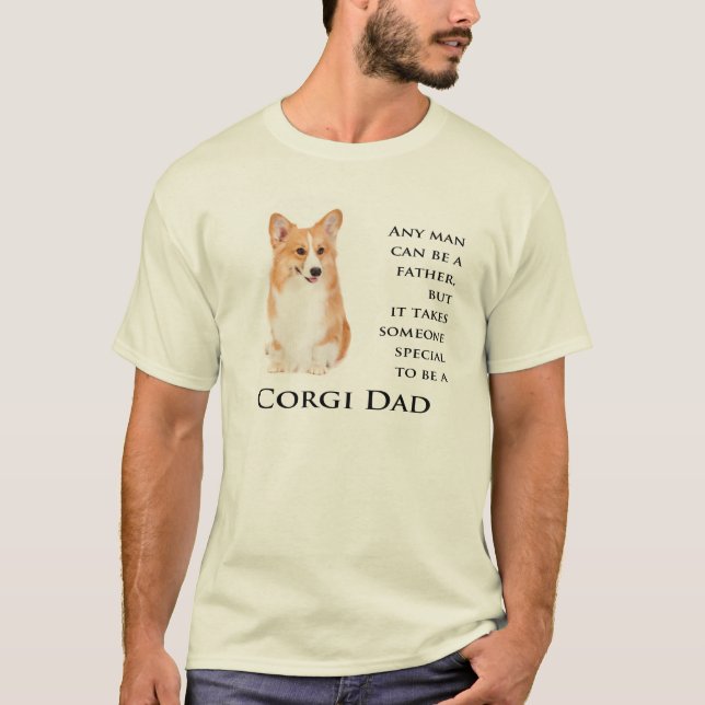 T-shirt Chemise de papa de corgi (Devant)