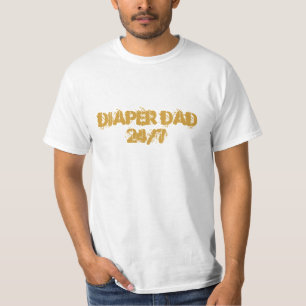 T-SHIRT CHEMISE DE PAPA DE COUCHE-CULOTTE