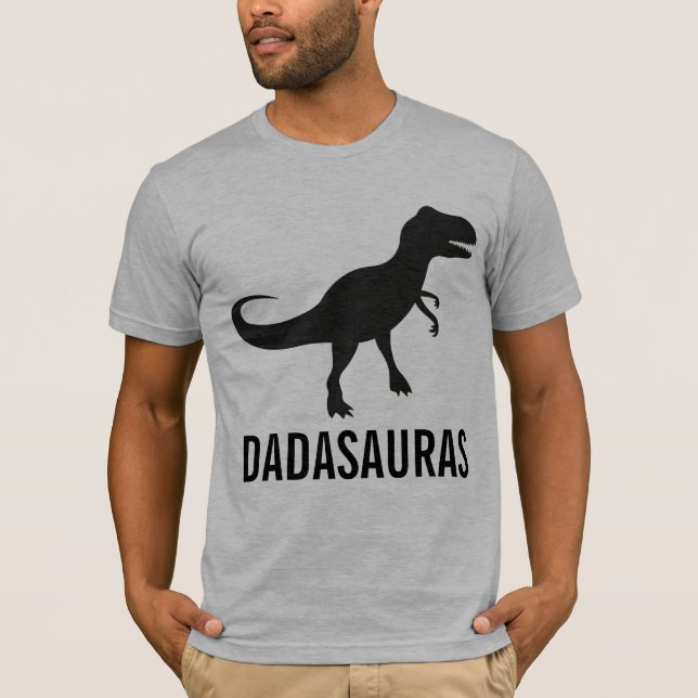 T-shirt Chemise de papa de dinosaure de Dadasauras (Devant)