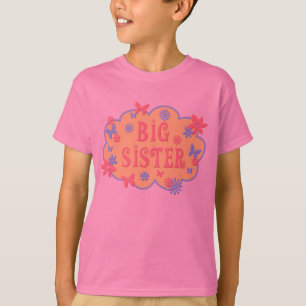 T-shirt Chemise de papillon de fleur de grande soeur