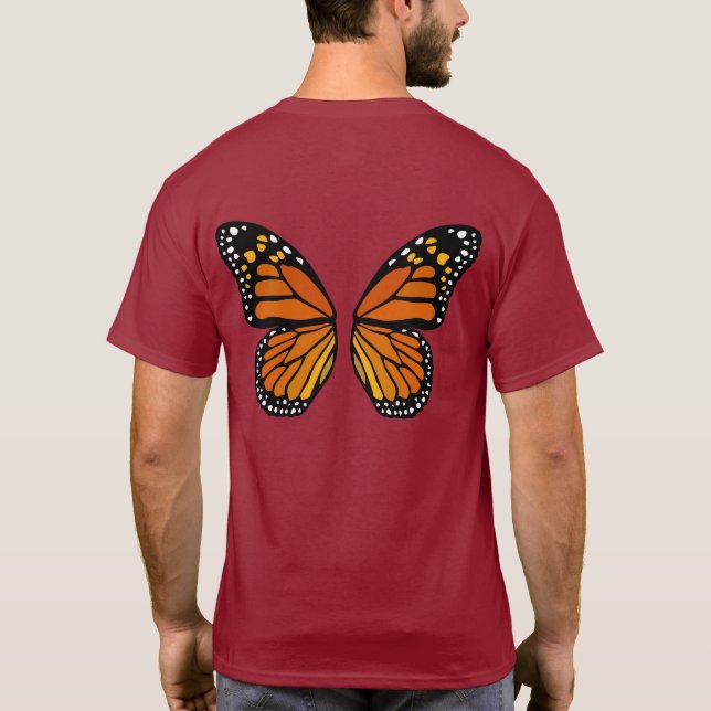 T-shirt Chemise de papillon plus le dessus de costume de (Dos)