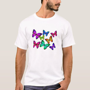 T-shirt Chemise de papillons