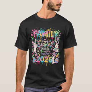 T-shirt Chemise de Pâques en famille pour créer des souven