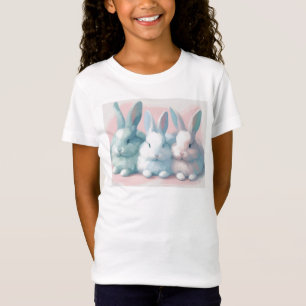 T-Shirt Chemise de Pâques Lapin Pastel