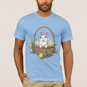 T-shirt Chemise de Pâques Pâques Panier lapin Unisex T-shi