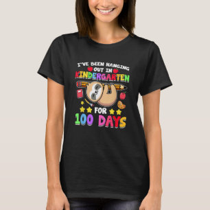 T-shirt Chemise de paresseux pour le 100e jour d'école Vêt