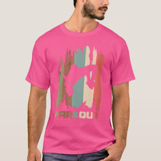 T-shirt Chemise de parkour vintage pour garçons pour femme