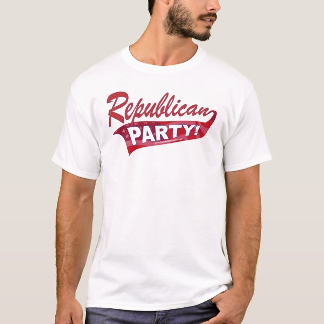 T-shirt Chemise de Parti Républicain (Devant)