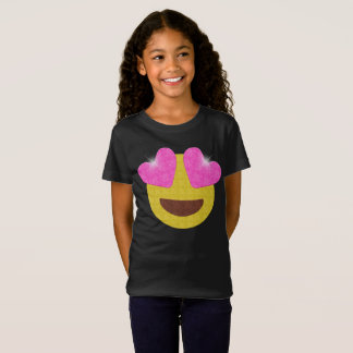 T-Shirt Chemise de partie d'Emoji - le coeur de