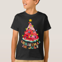 Chemise de pastèque de Noël en juillet drôle d'été