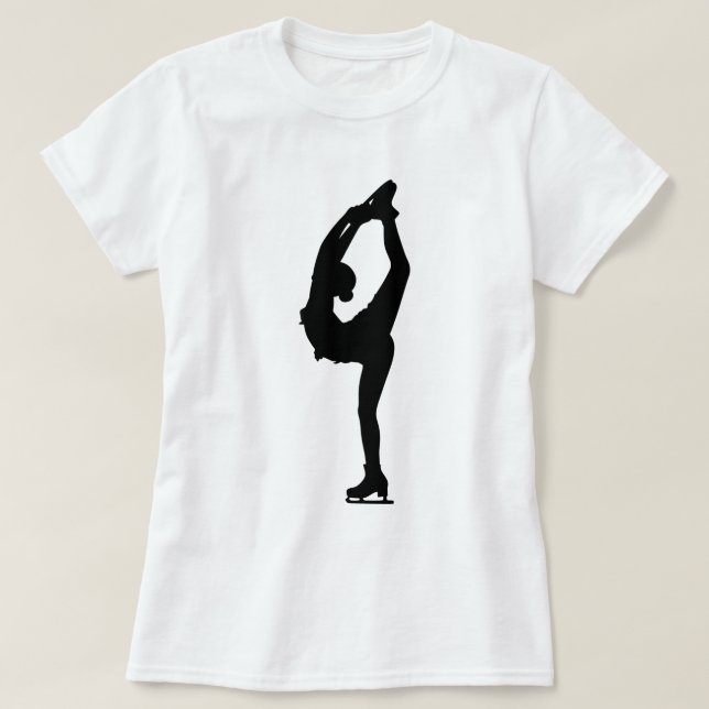 T-shirt Chemise de patinage artistique (Design devant)