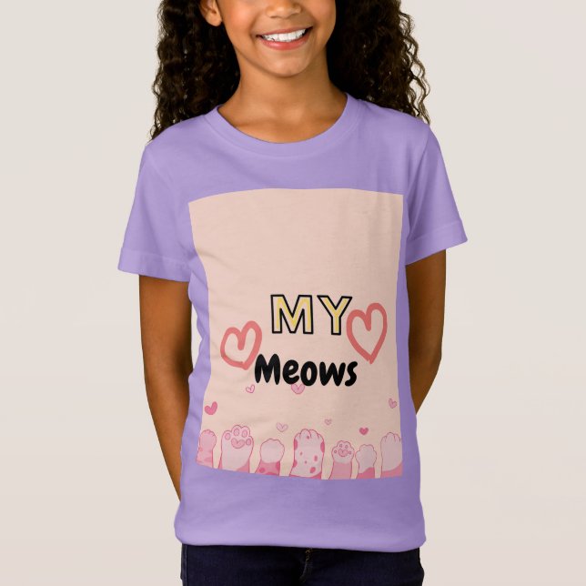 T-Shirt Chemise de pattes Kitty (Devant)