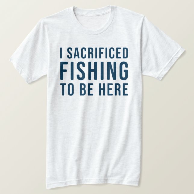 T-shirt Chemise de pêche amusante pour les hommes et les f (Design devant)
