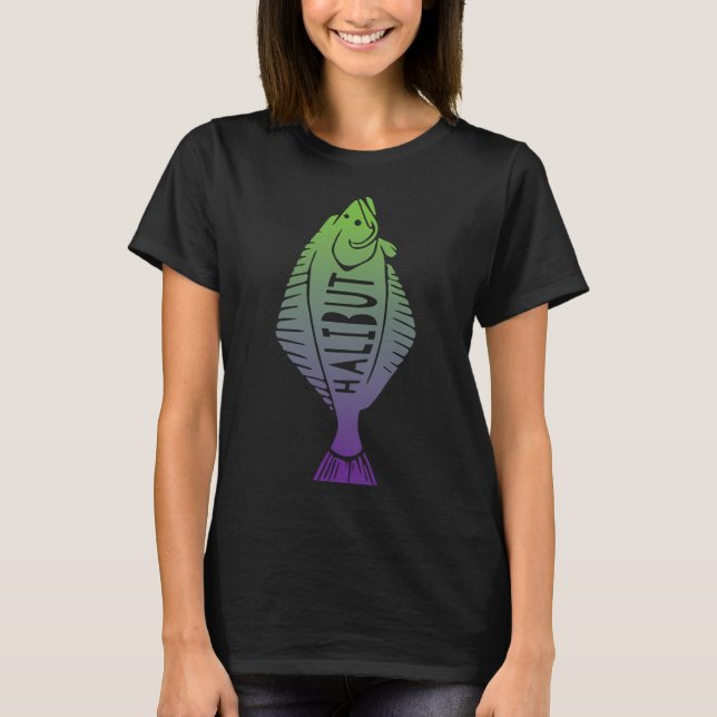 T-shirt Chemise de pêche au flétan (Devant)