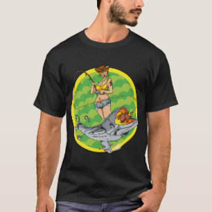 T-shirt Chemise de pêche, Chemise de pêche pour femmes, Ch