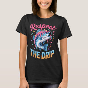 T-shirt Chemise de pêche pour garçons Respecter l'égouttem