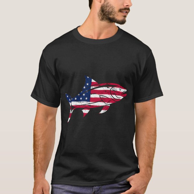 T-shirt Chemise de pêche pour hommes (Devant)