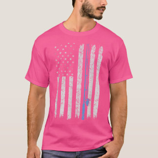 T-shirt Chemise De Pêche Pour Hommes Boy Rod Pêche America