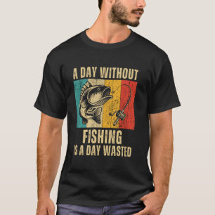 T-shirt Chemise de pêche pour hommes - Drôle Humour pêcheu