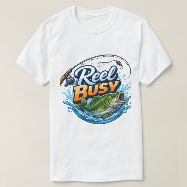 T-shirt Chemise de pêche REEL BUSY (Design devant)