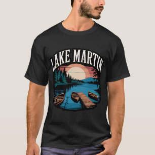 T-shirt Chemise de pêcheur avec drapeau américain et canne