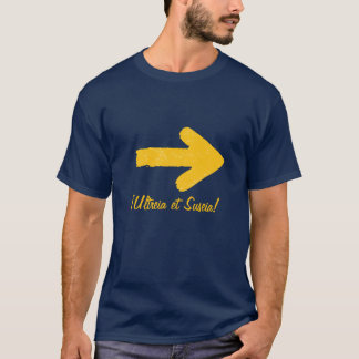 T-shirt Chemise de pèlerinage Camino Yellow Arrow