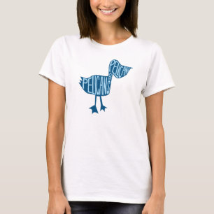 T-shirt Chemise de pélican de coupe de femmes