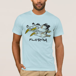 T-shirt Chemise de pélicans de Floride Mens