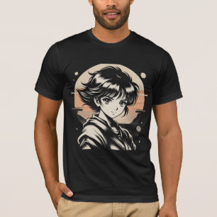 T-shirt Chemise de personnage de manga mystique – Vibratio