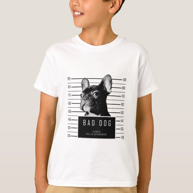 T-shirt Chemise de photo de bouledogue français (Devant)