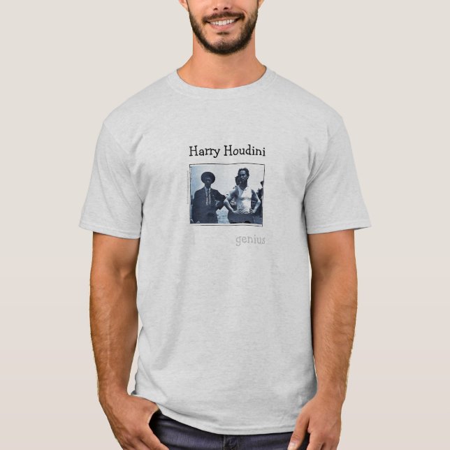 T-shirt Chemise de photo de Houdini (Devant)