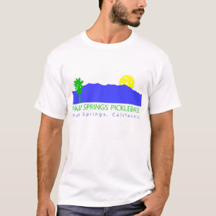 T-shirt Chemise de Pickleball de Palm Springs du coton des