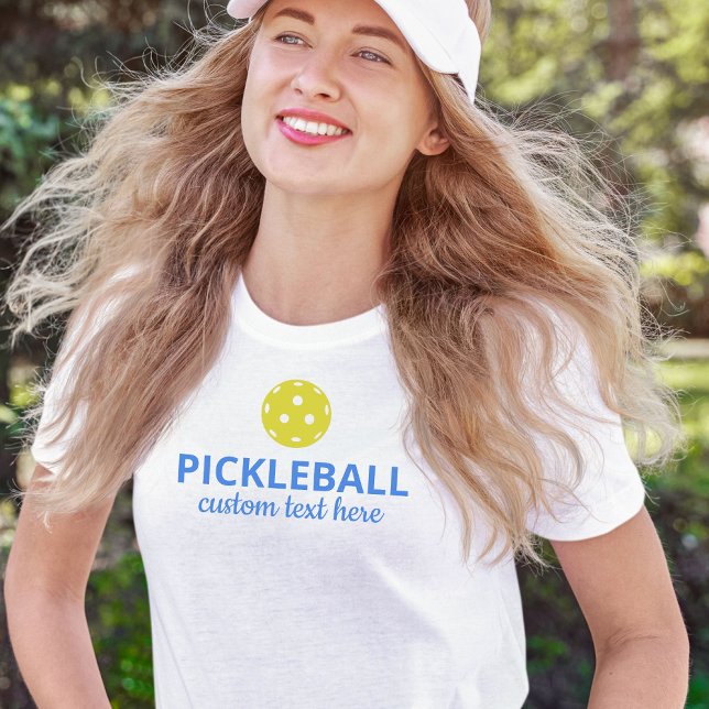 T-shirt Chemise de Pickleball personnalisée pour les équip (Créateur téléchargé)