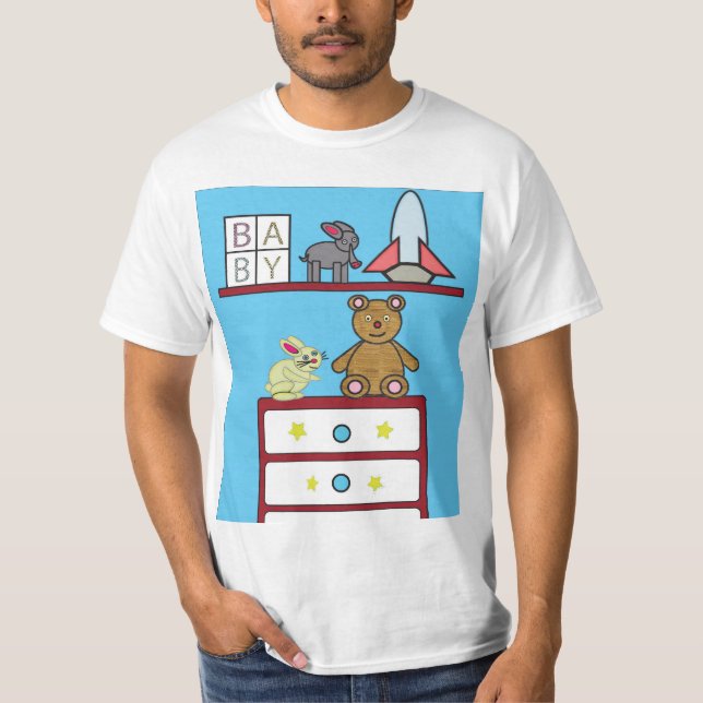 T-shirt Chemise de pièce de bébé (Devant)