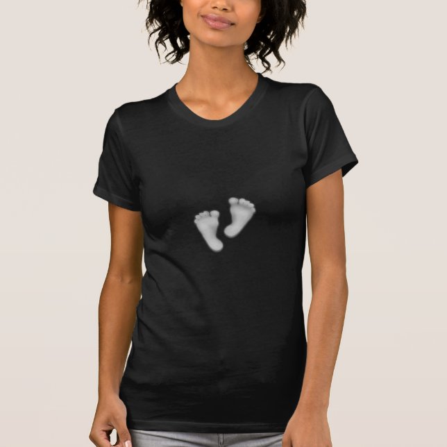 T-shirt Chemise de pieds de bébé (Devant)