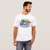 T-shirt Chemise de Pin de croisière de canal (Devant entier)