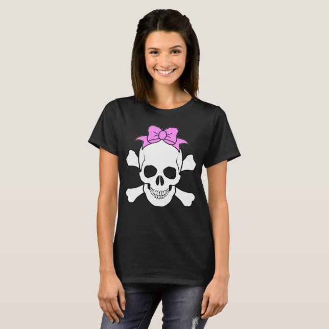 T-SHIRT CHEMISE DE PIRATE DE FILLE (Devant entier)