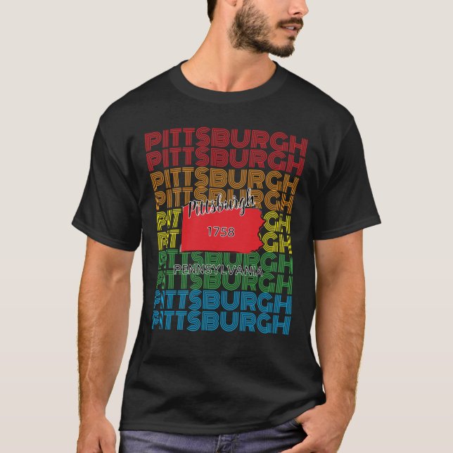 T-shirt Chemise de Pittsburgh  (Devant)