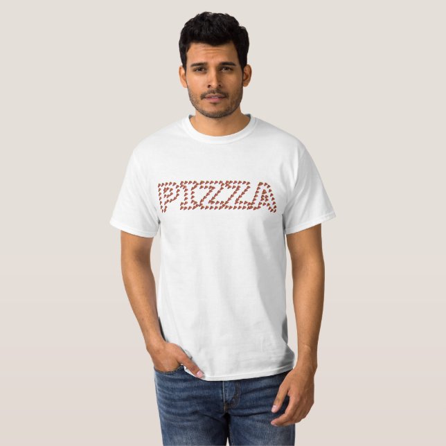 T-shirt Chemise de pizza (Devant entier)